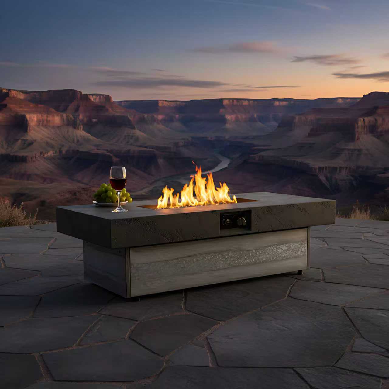 Ivory Crest - Fire Table