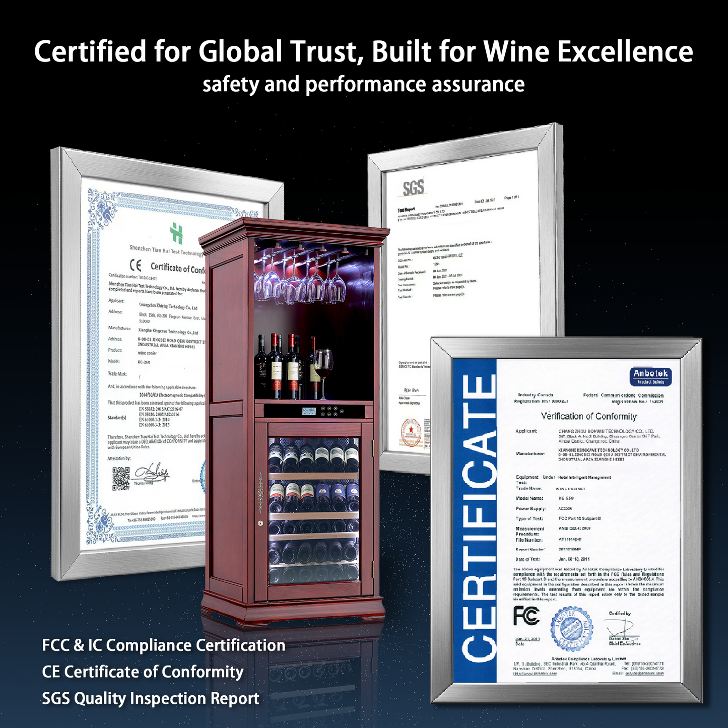 Bordeaux Grand - 43 Bottle Wine Fridge