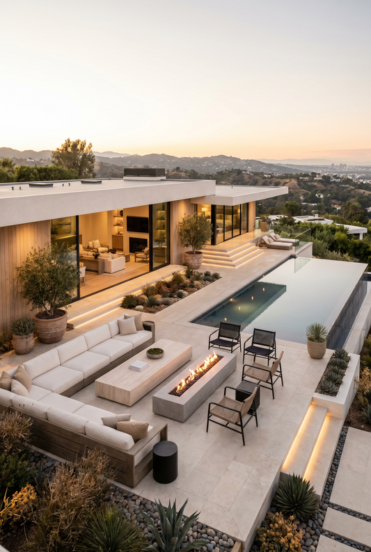 Transforming: A California Hillside Home Into An Outdoor Retreat