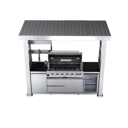 VerveLine Deluxe Pavilion Series - 6 Burner Outdoor Kitchen