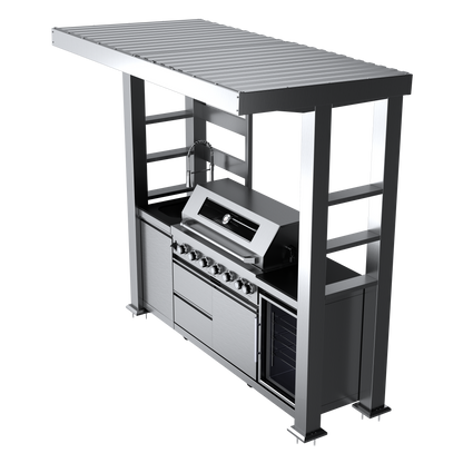 VerveLine Deluxe Pavilion Series - 6 Burner Outdoor Kitchen