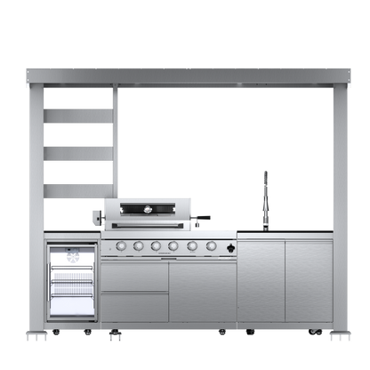 VerveLine Pavilion Series - 4 Burner Outdoor Kitchen
