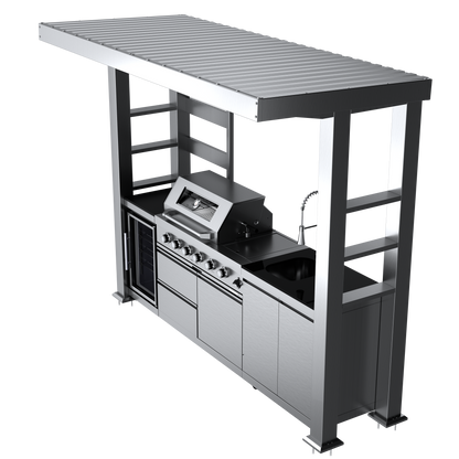 VerveLine Pavilion Series - 4 Burner Outdoor Kitchen