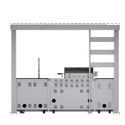 VerveLine Pavilion Series - 4 Burner Outdoor Kitchen