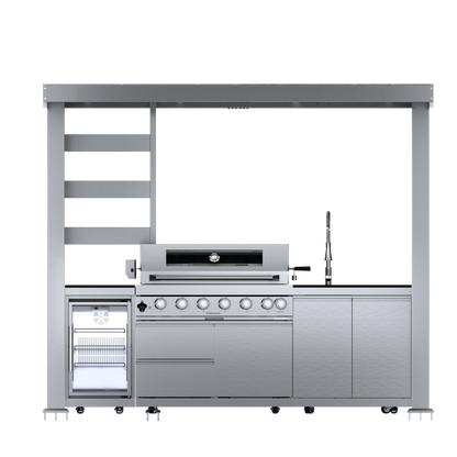 VerveLine Elite Pavilion Series - 6 Burner Outdoor Kitchen