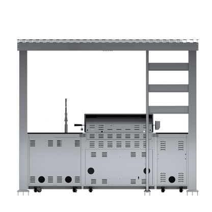 VerveLine Elite Pavilion Series - 6 Burner Outdoor Kitchen