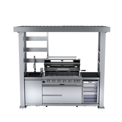 VerveLine Deluxe Pavilion Series - 6 Burner Outdoor Kitchen