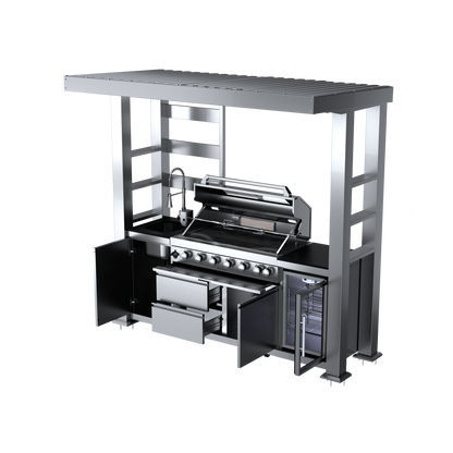 VerveLine Deluxe Pavilion Series - 6 Burner Outdoor Kitchen