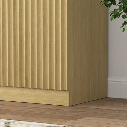 Maison Verve Cassis Slim Storage Console, 63" - Fluted Front Sideboard