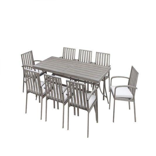 Hampton Crest 9 Piece Dining Set