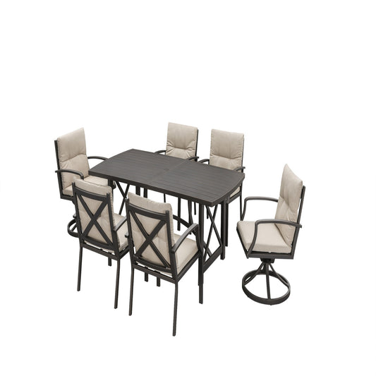 Virelli Estate 7 Piece Mixed Dining Set