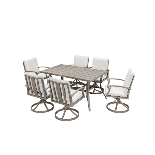 Montclair Estate 7 Piece Swivel Dining Set