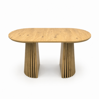 Maison Verve Sancerre Dining Table, 71" - Pedestal Base, Seats 6
