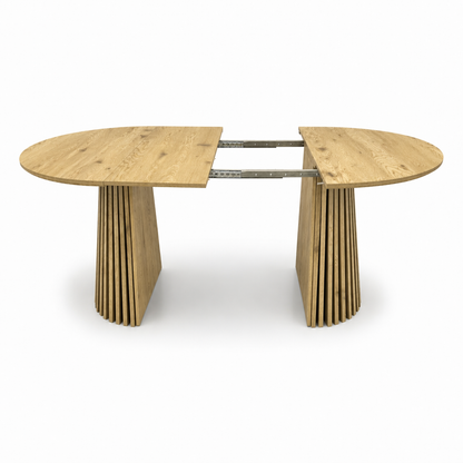 Maison Verve Sancerre Dining Table, 71" - Pedestal Base, Seats 6