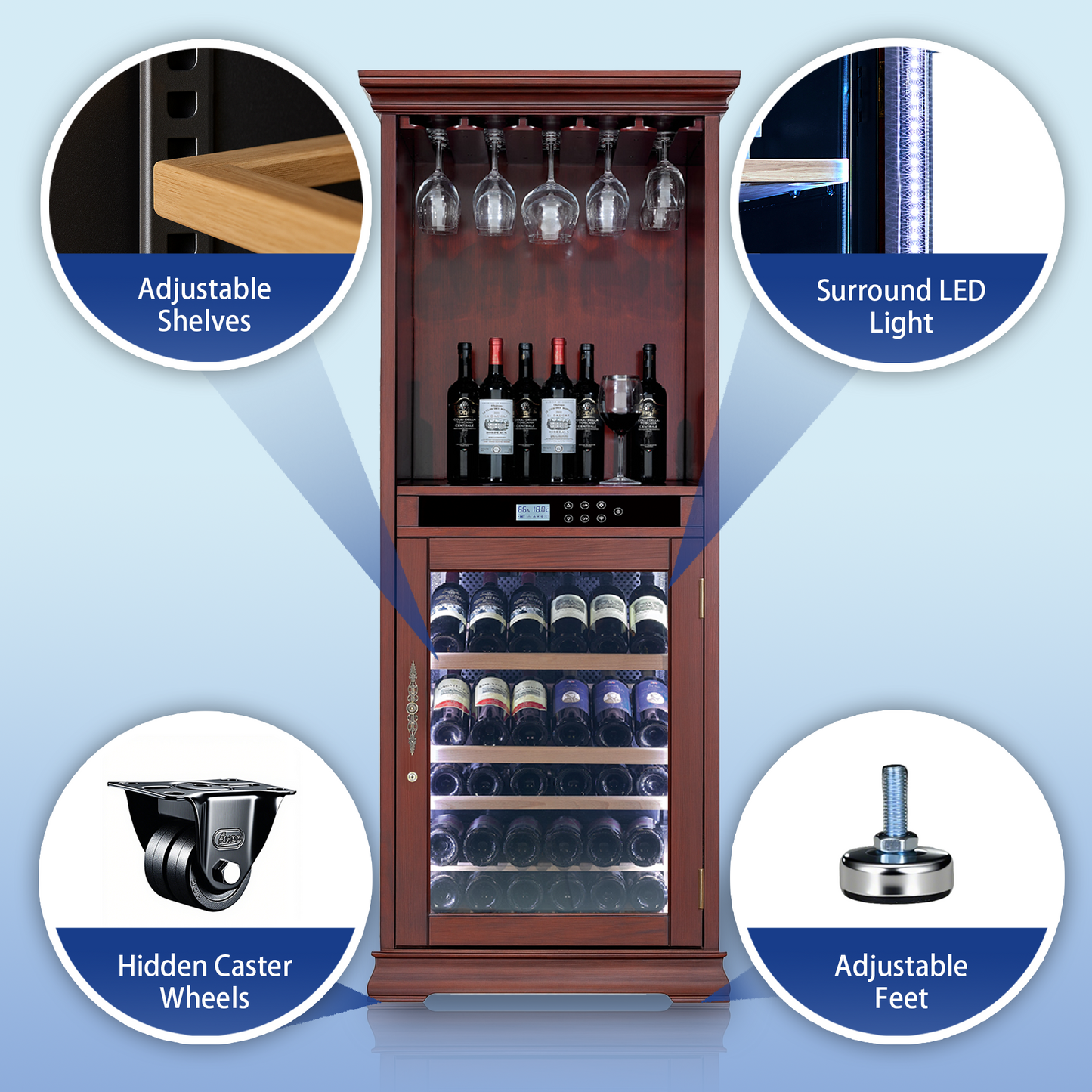 Bordeaux Grand - 43 Bottle Wine Fridge
