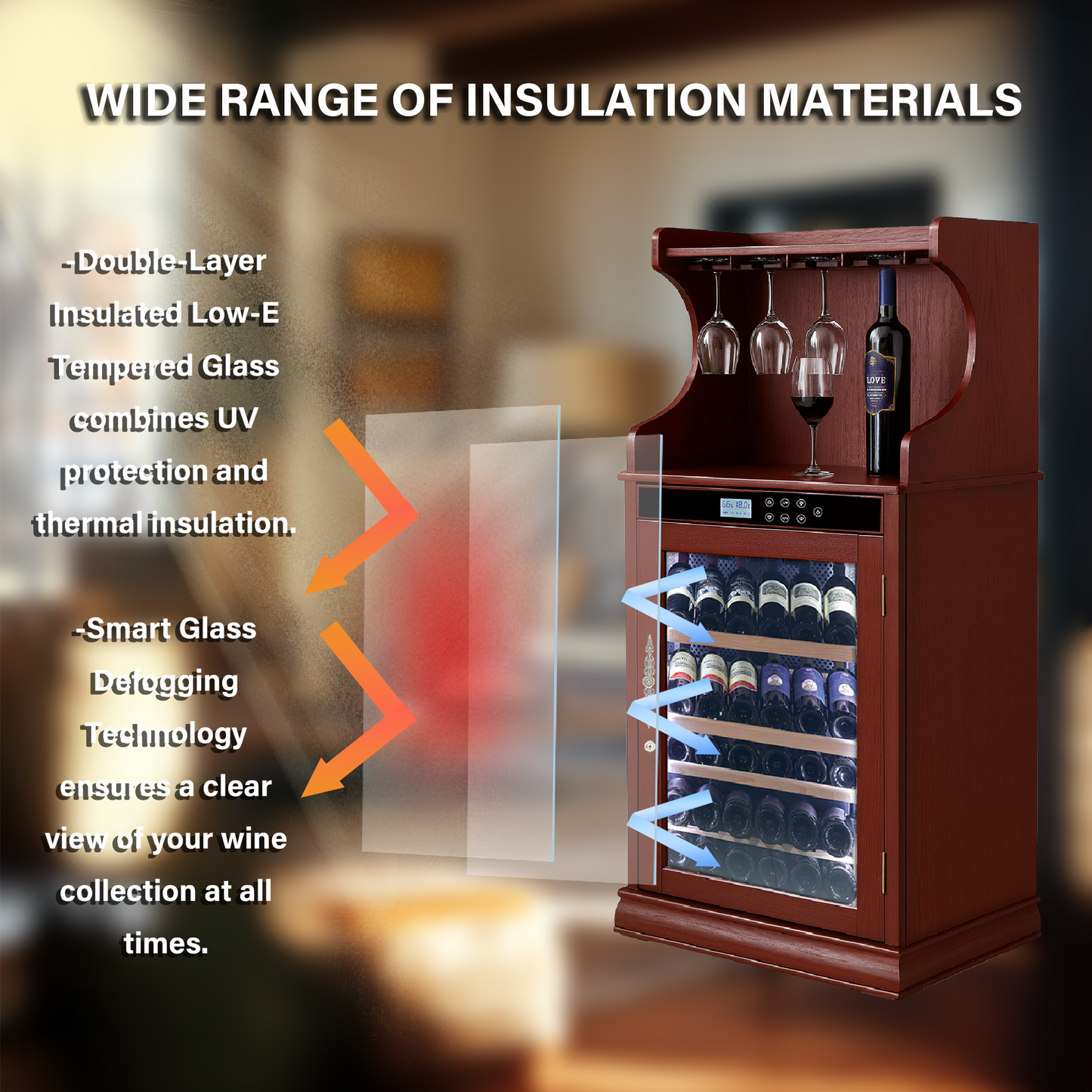 Vintara Grand - 43 Bottle Wine Fridge