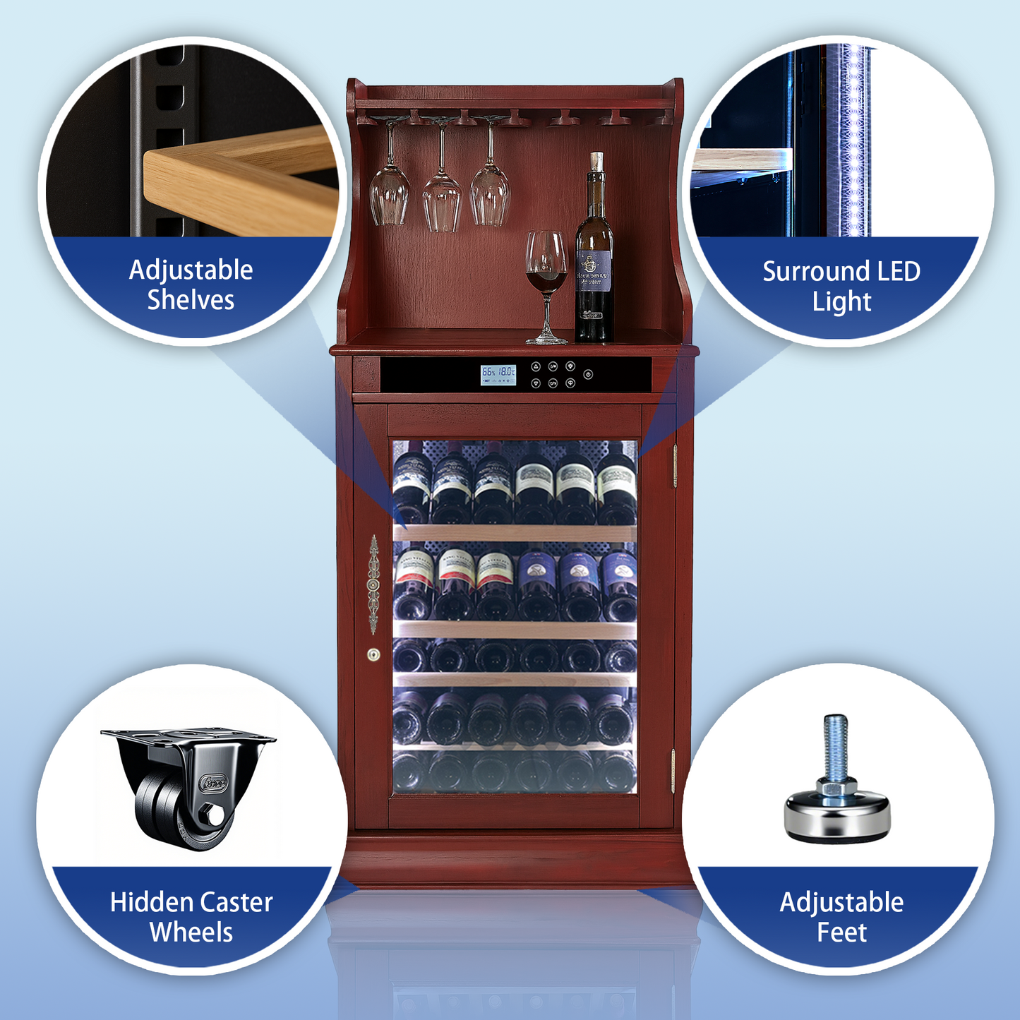 Vintara Grand - 43 Bottle Wine Fridge