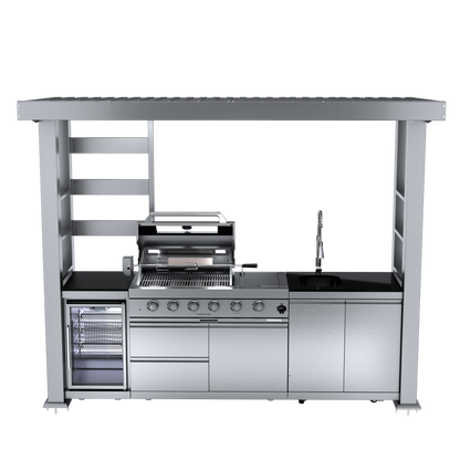 VerveLine Pavilion Series - 4 Burner Outdoor Kitchen