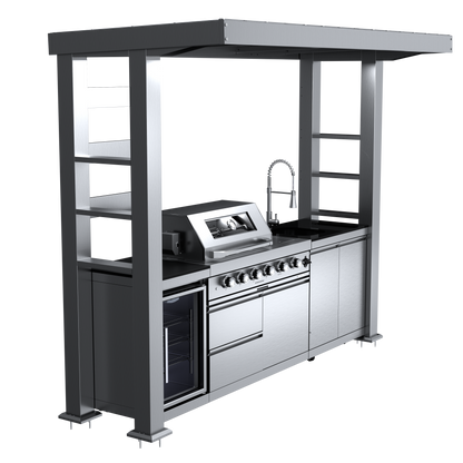 VerveLine Pavilion Series - 4 Burner Outdoor Kitchen