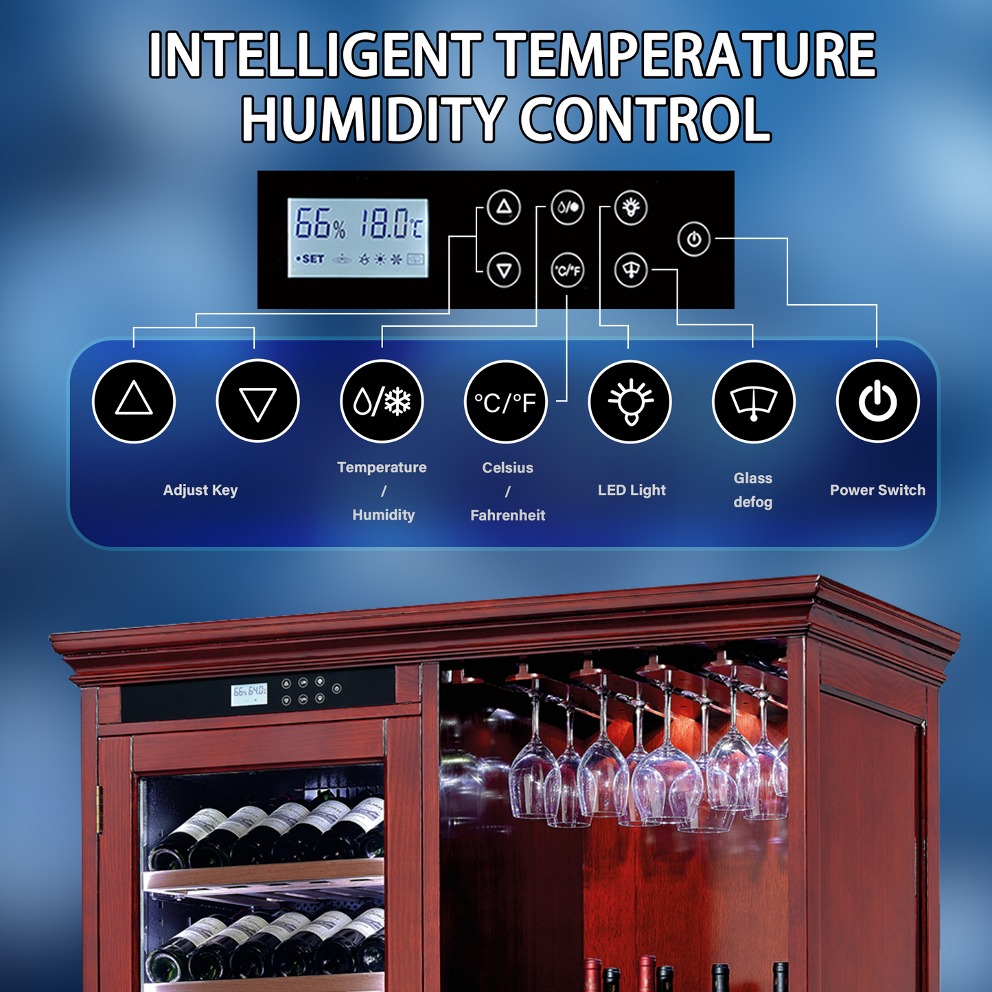 Vintara Imperial - 145 Bottle Wine Fridge