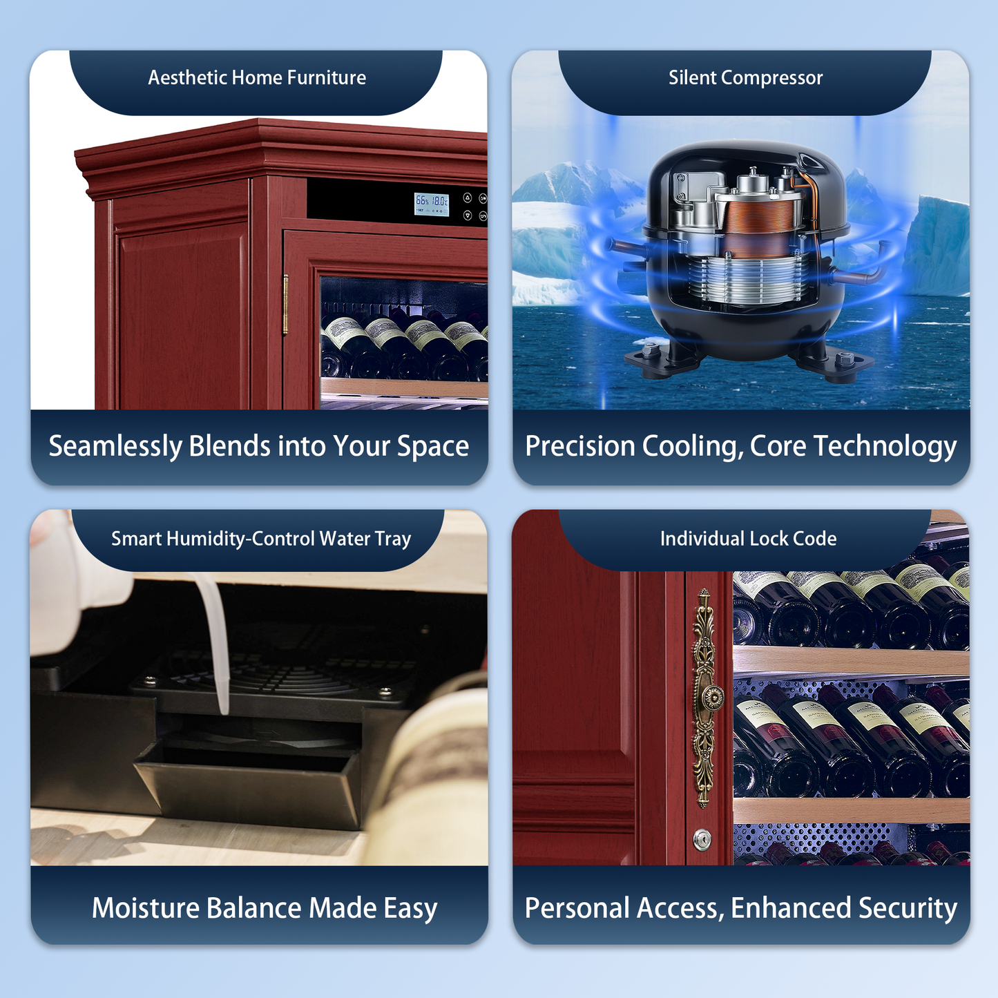 Vintara Imperial - 145 Bottle Wine Fridge