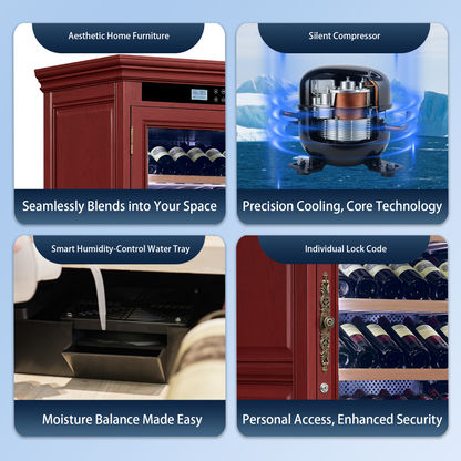 Vintara Imperial - 145 Bottle Wine Fridge