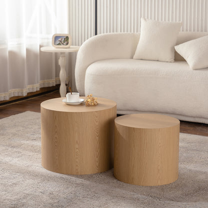Maison Verve Colline Nesting Coffee Tables (Set of 2) - Layered Design