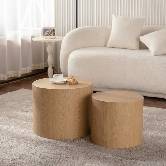Maison Verve Colline Nesting Coffee Tables (Set of 2) - Layered Design