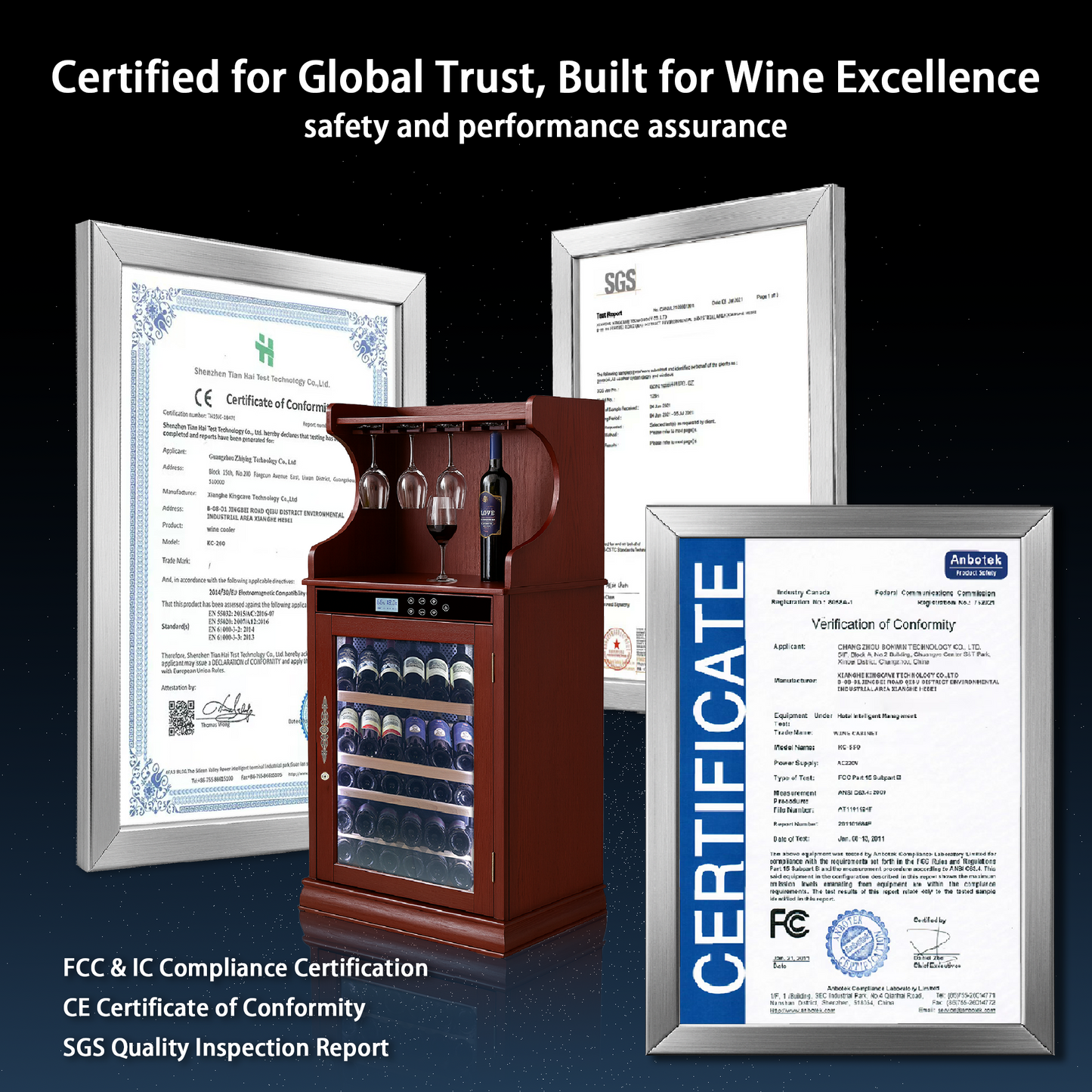 Vintara Grand - 43 Bottle Wine Fridge