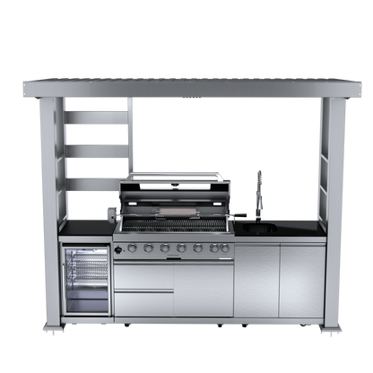 VerveLine Elite Pavilion Series - 6 Burner Outdoor Kitchen