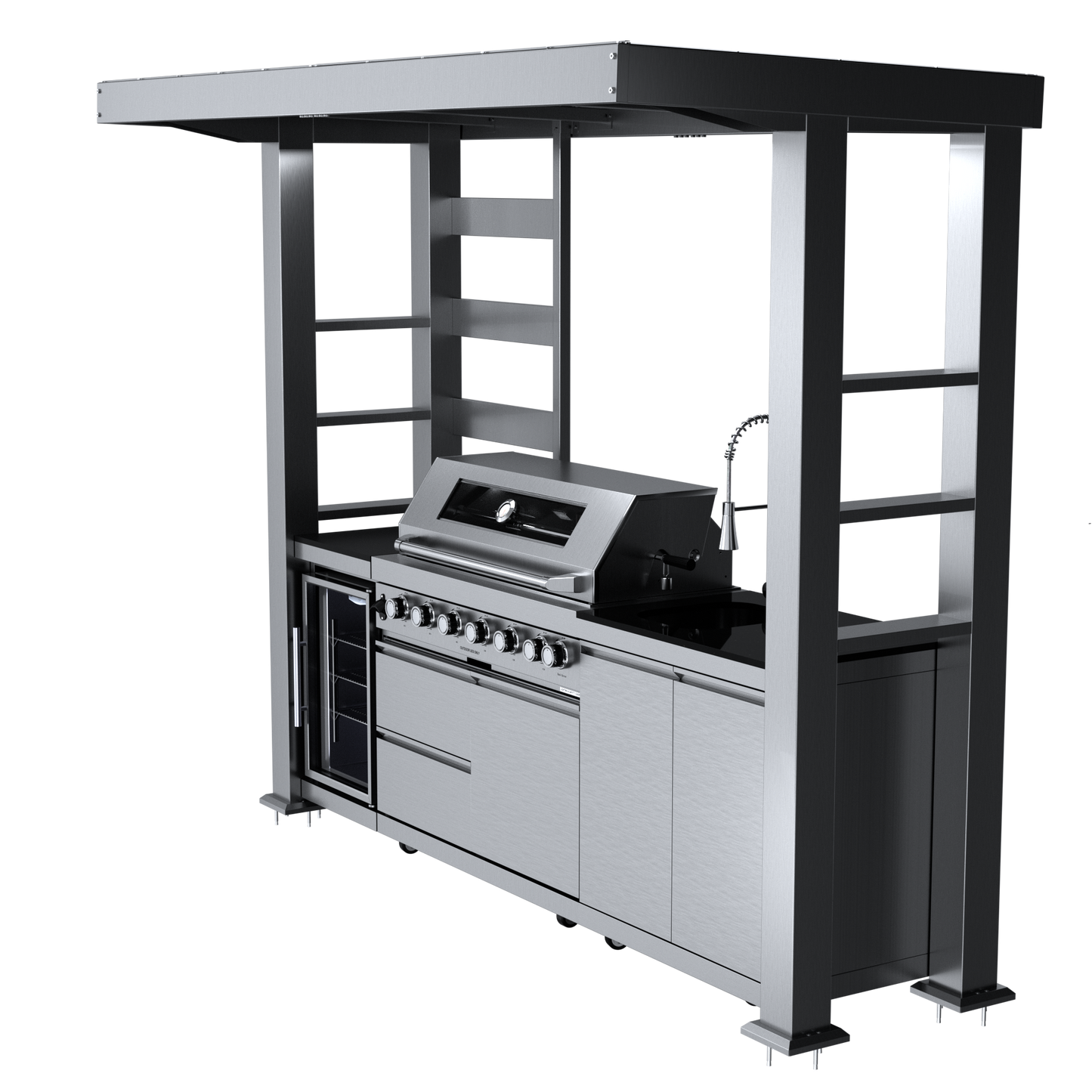 VerveLine Elite Pavilion Series - 6 Burner Outdoor Kitchen