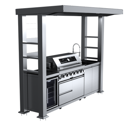 VerveLine Elite Pavilion Series - 6 Burner Outdoor Kitchen