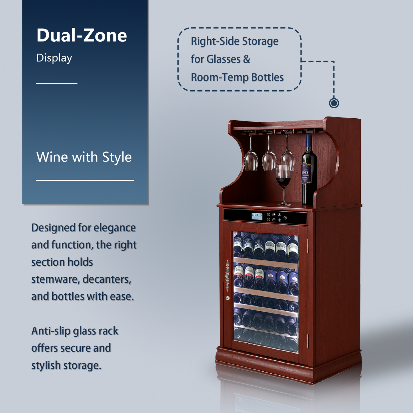 Vintara Grand - 43 Bottle Wine Fridge