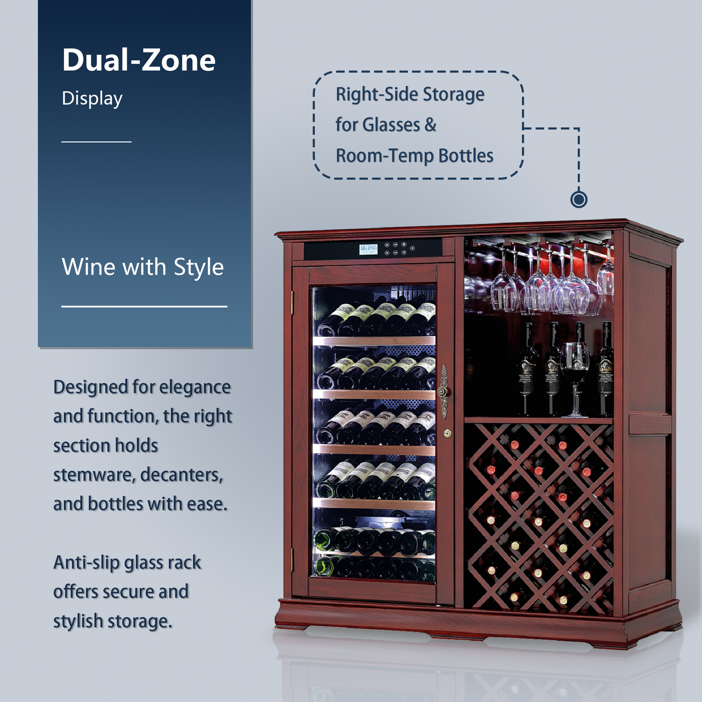 Vinchester Estate - 69 Bottle Wine Fridge