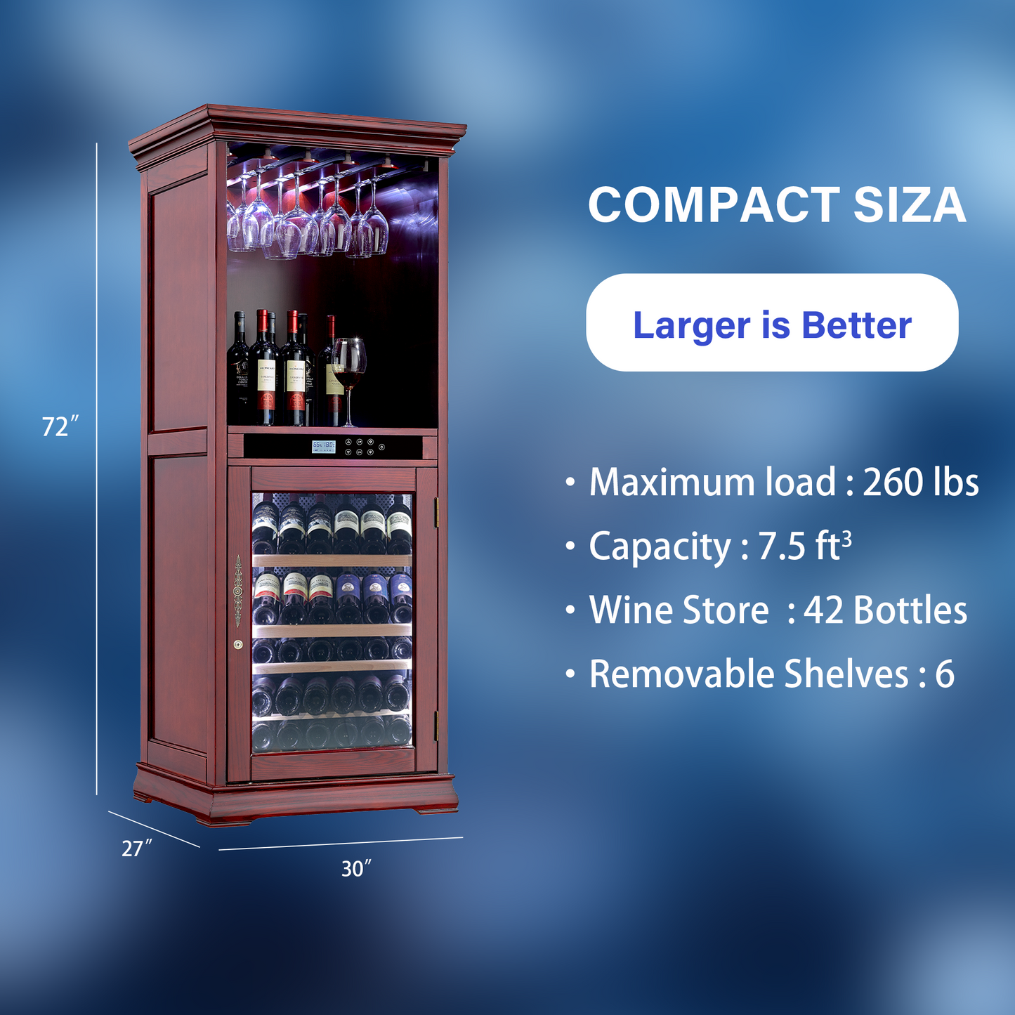 Bordeaux Grand - 43 Bottle Wine Fridge