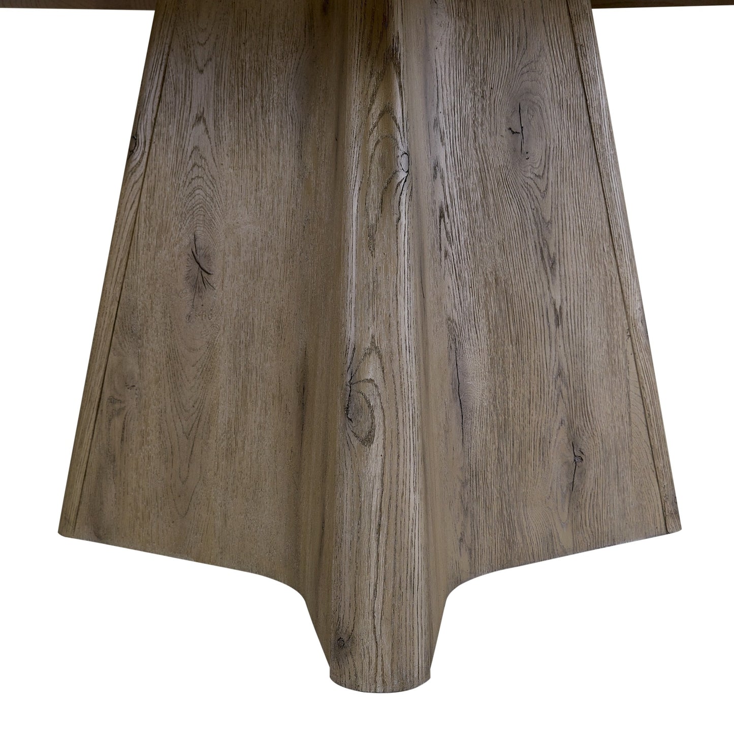 Maison Verve Gordes Round Dining Table, 60" - Solid Wood & Oak, Seats 4-6