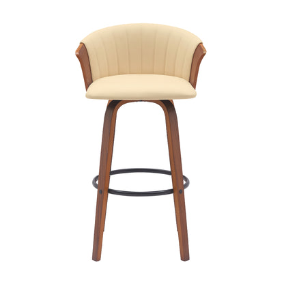 Maison Verve Montalto Upholstered Accent Stool - Rounded Seat, 21" W