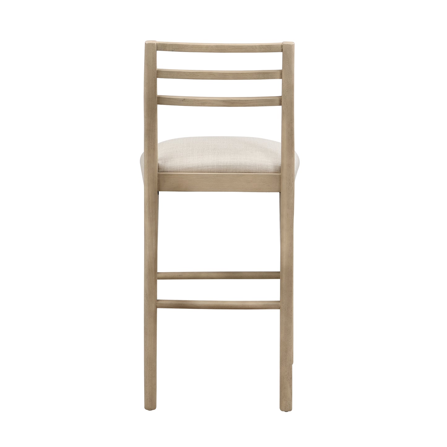 Maison Verve Menton Bar Stool (Set of 2), 42" - Wood Frame, Upholstered Seat