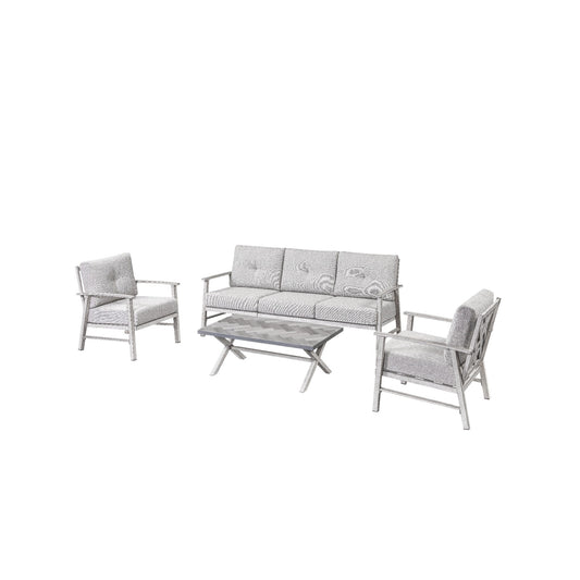 Sierra Grove 4 Piece Entertainers Sofa Set