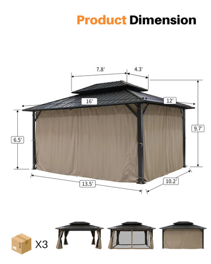 Elysian Retreat - 12 x 16 Gazebo
