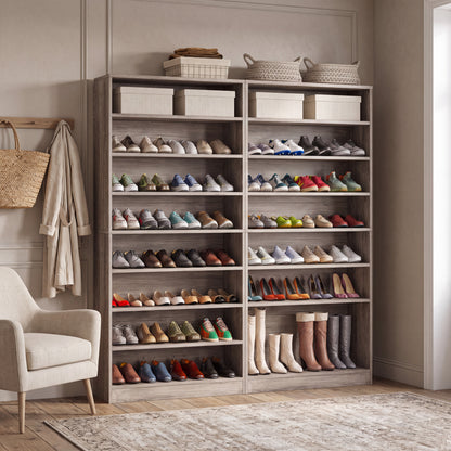 Maison Verve Halbrook 71-Inch Tall Shoe Cabinet
