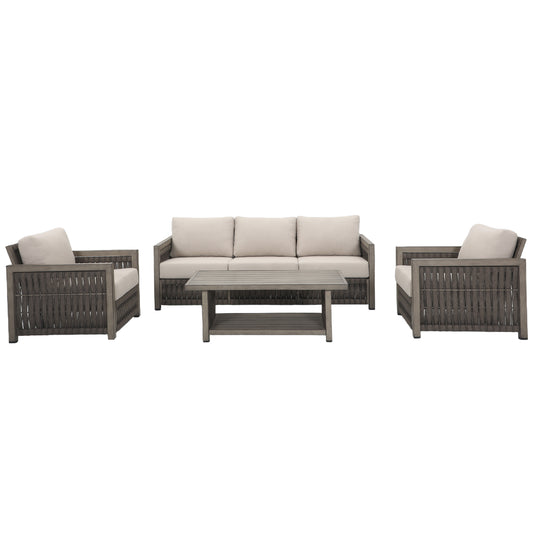 Verona Luxe 4 Piece Sofa Set