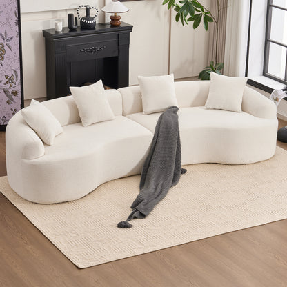 Maison Verve Bastide 3-Seat Sofa, 110" - Plush Spring Seat, Upholstered