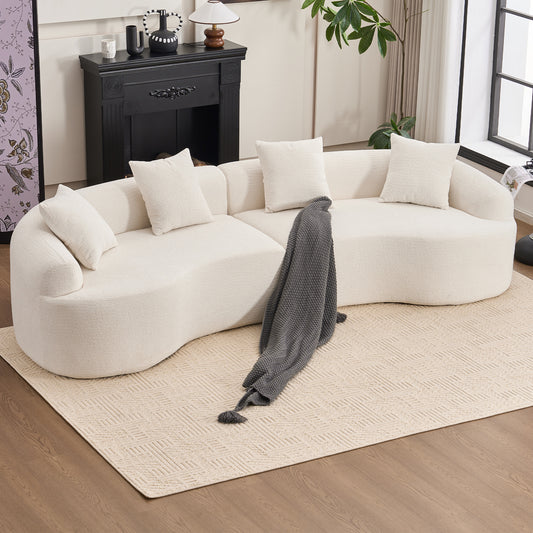 Maison Verve Bastide 3-Seat Sofa, 110" - Plush Spring Seat, Upholstered