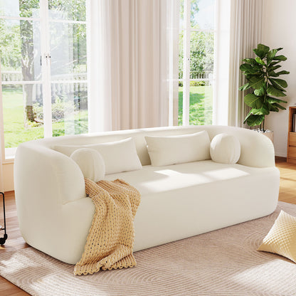 Maison Verve Aurelle Sofa, 86" - Chenille Upholstery, Spring Seat, 3-Seat
