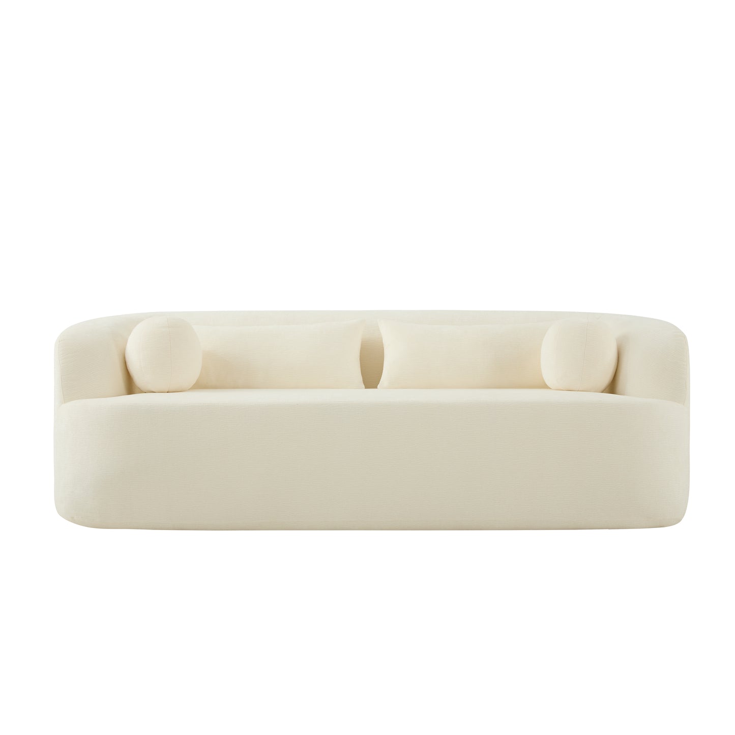 Maison Verve Aurelle Sofa, 86" - Chenille Upholstery, Spring Seat, 3-Seat