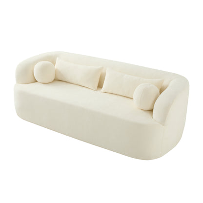 Maison Verve Aurelle Sofa, 86" - Chenille Upholstery, Spring Seat, 3-Seat