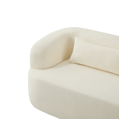 Maison Verve Aurelle Sofa, 86" - Chenille Upholstery, Spring Seat, 3-Seat