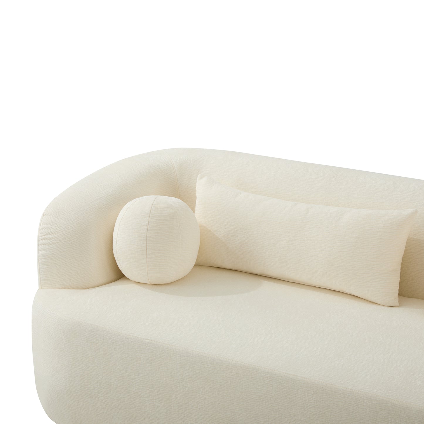 Maison Verve Aurelle Sofa, 86" - Chenille Upholstery, Spring Seat, 3-Seat