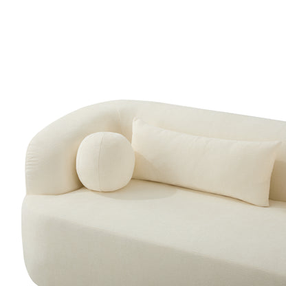 Maison Verve Aurelle Sofa, 86" - Chenille Upholstery, Spring Seat, 3-Seat